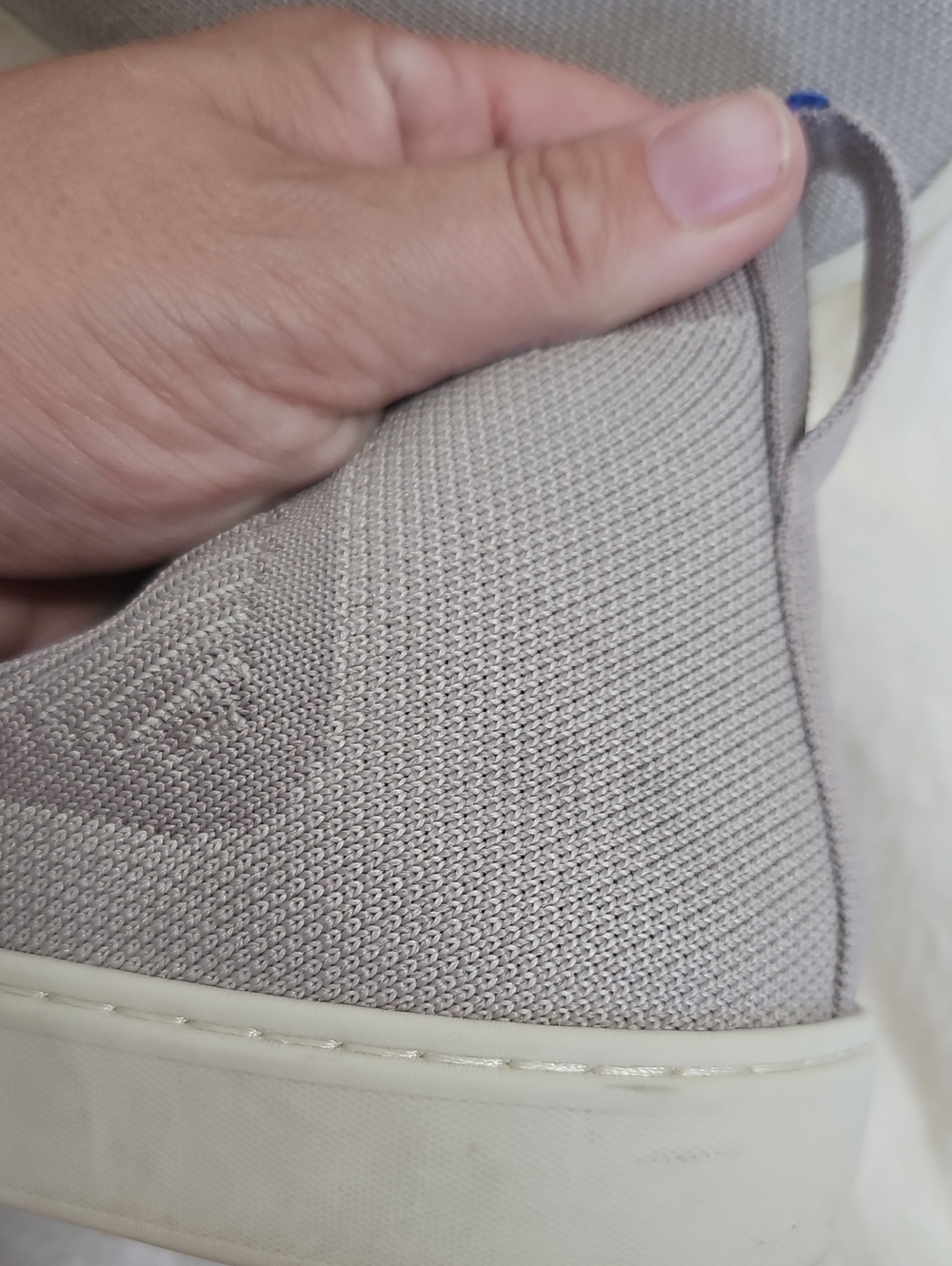 Rothy's The Sneaker Slip-On Knit Sneakers - Women's Size 11 (EU 42) Gray - Picture 5 of 11